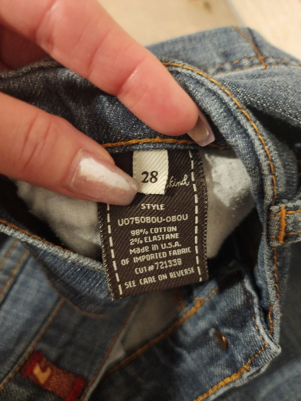 7 For All Mankind Women’s Dark Wash Bootcut Jeans Size 28